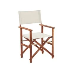 CINE - Tuinstoel Set Van 2 - Wit - Polyester -Beliani Winkel f9b2a5ca32b845dbb03062b4864d7f83