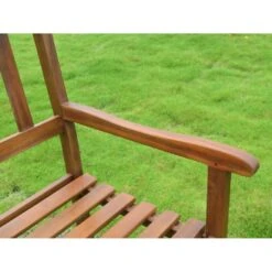 Sens-Line - Owen 2-zits-bank - 120cm - Hout -Beliani Winkel faad0d9c26f746a6a000e34b1a894829