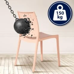 CLP Tuinstoel Meton Kunststof - Pfirsich -Beliani Winkel fbd80e89a3ea4a1cb0a8080dfa16a629