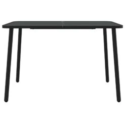 VidaXL - Tuintafel - Antraciet - Staal - 110 X 80 X 71 Cm -Beliani Winkel fbdac47878124df5b7d4d0a2f5bd98b0