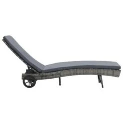 VidaXL Ligbed Met Wielen En Kussen Poly Rattan Antraciet -Beliani Winkel fc650b6e78674f78b4e13330eb6a93dd