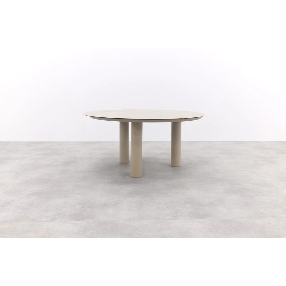 Taste Donato Ronde Dining Tuintafel Ø160 Cm. - Latte 3 Taste Donato Ronde Dining Tuintafel Ø160 Cm. - Latte - Afbeelding 3
