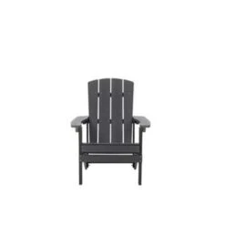 ADIRONDACK - Tuinstoel - Grijs - Kunsthout -Beliani Winkel fcdc6cccc5dd4c099388a8f7b3891dba