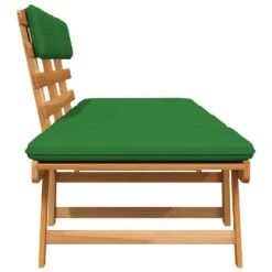 VidaXL - Tuinbank 2-in-1 - Groen - Acaciahout - 190 Cm - Met Kussens 17 VidaXL - Tuinbank 2-in-1 - Groen - Acaciahout - 190 Cm - Met Kussens -Beliani Winkel fd5315ed0e534414b1da0ec23a94aeec