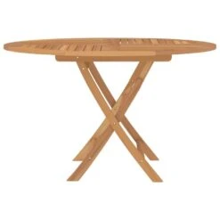 VidaXL - Tuintafel Inklapbaar - Bruin - Massief Teakhout - Ø 110x75 Cm -Beliani Winkel fdc21c2c4f3944fb80253c281473be2c