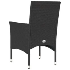 VidaXL - Tuinstoelen Met Kussens - Zwart - Poly Rattan - 2 Stuks -Beliani Winkel fe5fe90b47f7440383270a58e9ce38ab