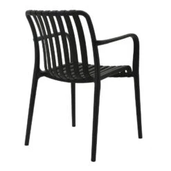 DS4U - Max Terrasstoel - Zwart -Beliani Winkel ff6dcb99677f4841aacf5a3c770fd50a