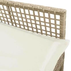 VidaXL - Tuinstoel - Beige - Poly Rattan - 53 X 60 X 85cm -Beliani Winkel fff55c3f0714452a8d9e94c74c8587ce