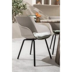 Hartman Kuipstoel Amaya - Kunststof/aluminium - Zand -Beliani Winkel sf 50101133 1010