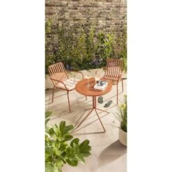 Bistrotafel Vence - Terra - 70xØ60 Cm 6 Bistrotafel Vence - Terra - 70xØ60 Cm -Beliani Winkel sf 50155232 01