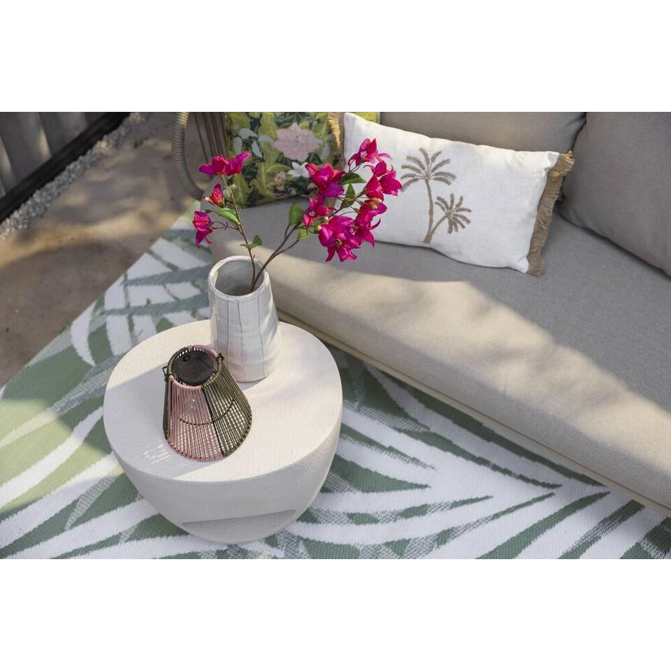 Tuinbijzettafel Corfu - Zand - 46x50x40 Cm 4 Tuinbijzettafel Corfu - Zand - 46x50x40 Cm - Afbeelding 4